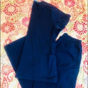 ScrubStar-Navy Blue Scrub Set